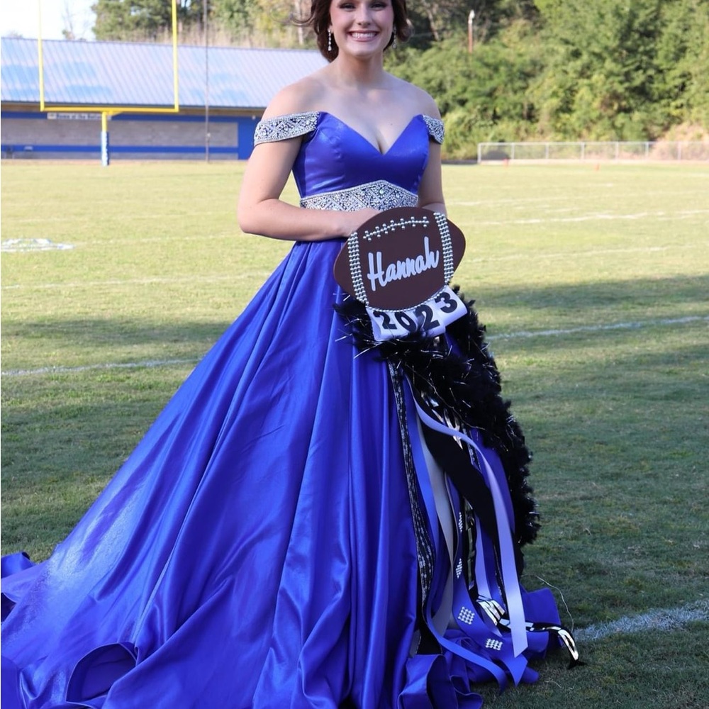 Elegant Blue Prom Dress